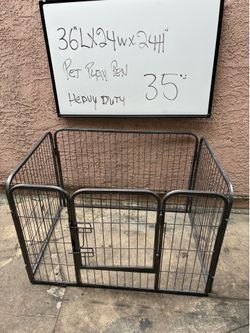 Play pen 32”x 24” H