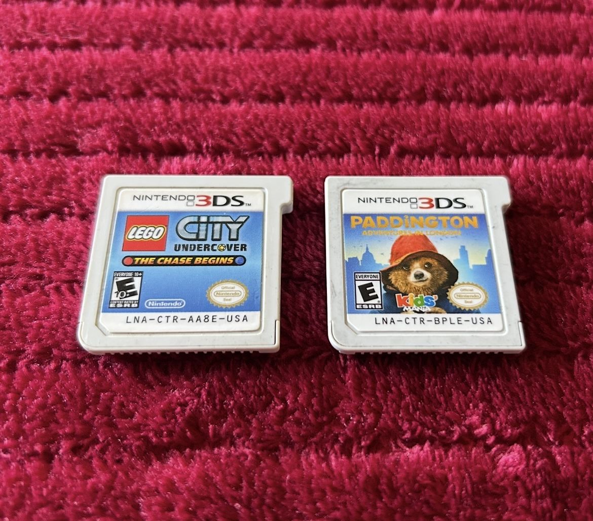 2 Kids Nintendo 3DS games- two for the price of one. $15 for the pair