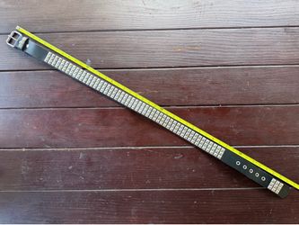 Black Pyramid Studded Belt 44in. Size Large