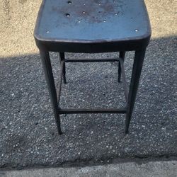 Stool All Metal Steel Shop Garage Seat Tool Tools