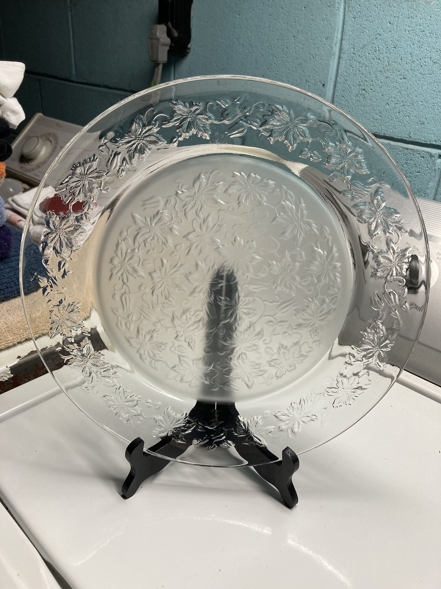 Princess House Platter: Crystal, New Never Used