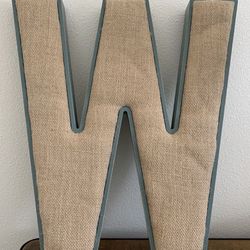 Burlap Letter - Decor