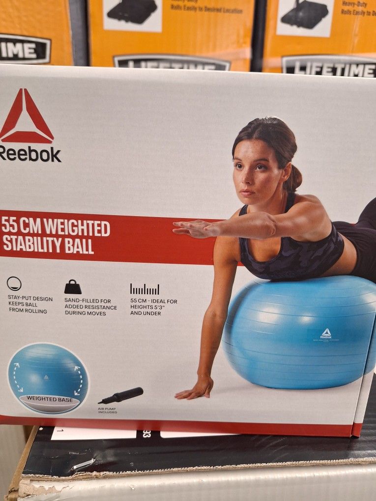 Reebok 55 Cm Weighted Stability Ball