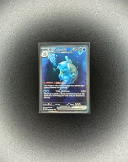 Blastoise ex Pokémon Card 200/165