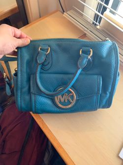 MK teal color bag