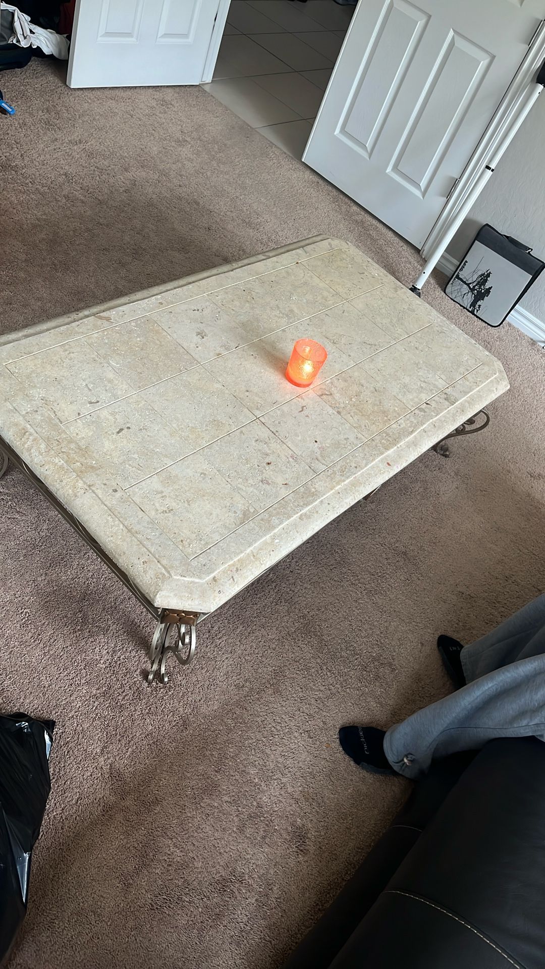 Stone Coffee Table Set