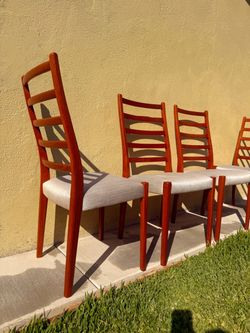 Vintage mid century modern dining chairs