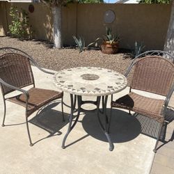Bistro Table And 2 Chairs 