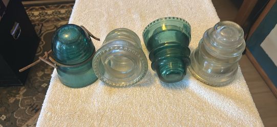 Hemigray Glass Insulators $7.00 Each