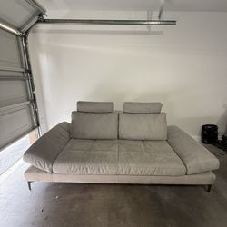 LIVING SPACES Grey Futon