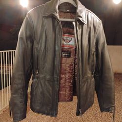 Women's M Vintage Leather Riding Jacket 