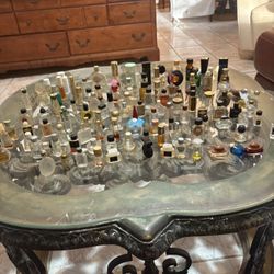 Antique mini perfume bottle collection, three dollars each