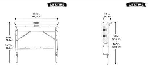 Wall mounted work station