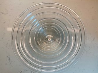 Set of 7 Glass Mixing Bowls