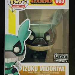 Funko Pop! MHA Izuku Midoriya #603 Metallic FYE Exclusive Vinyl Figure — In Box