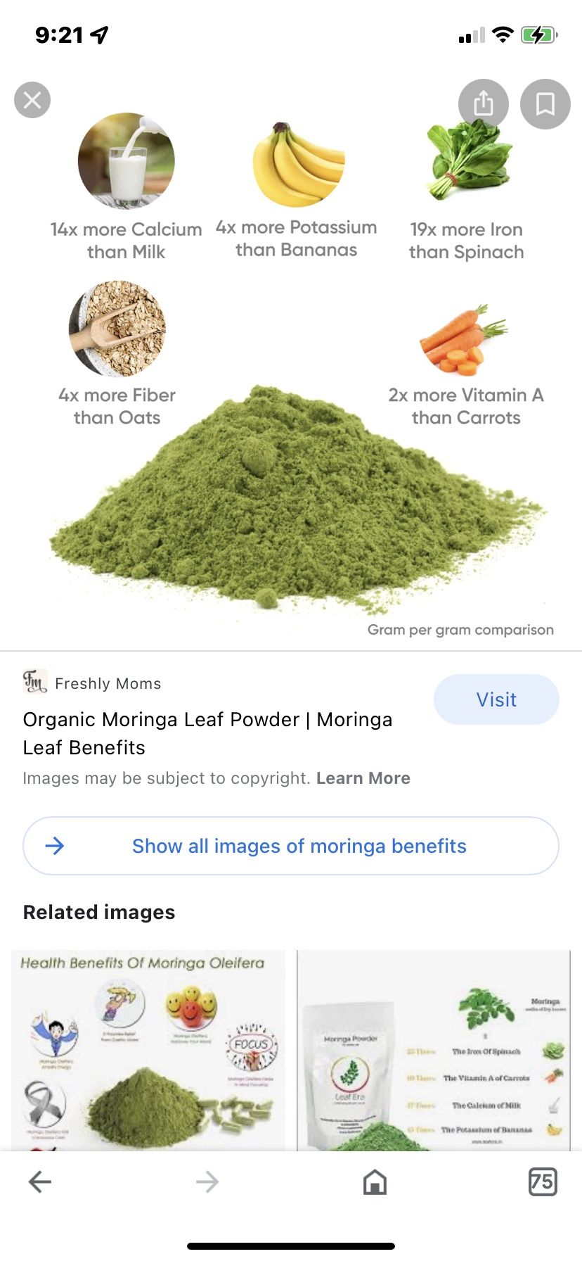 Moringa tree