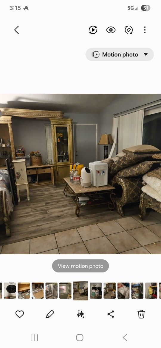 Free Entertainment Unit And Couch and Loveseat