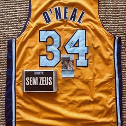 Shaquille O’Neal Signed Jersey with (JSA) COA