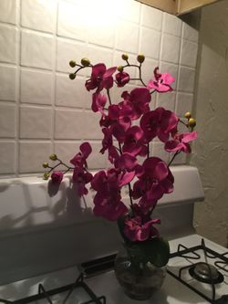 Brand new pink artificial orchid big