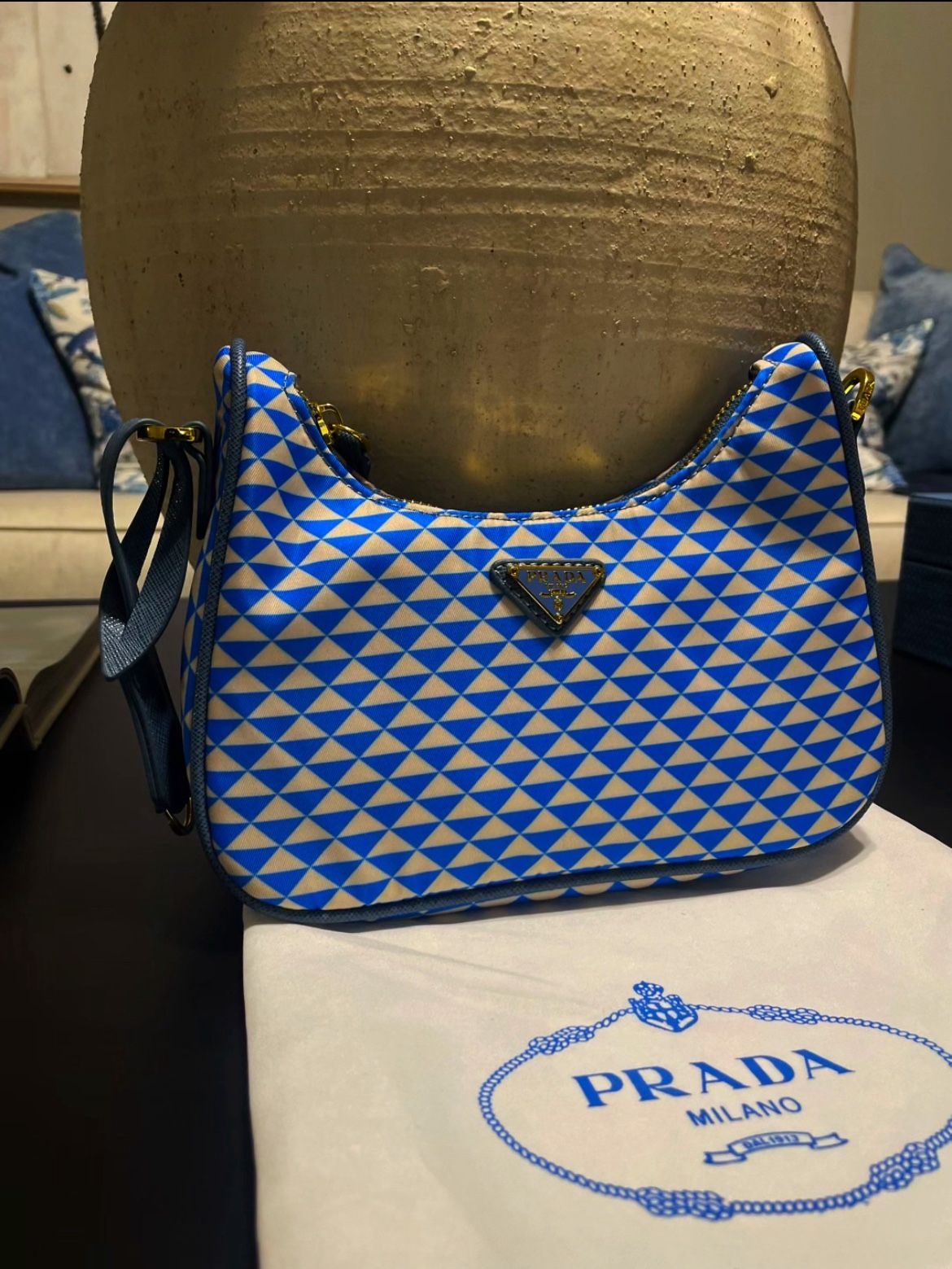 2005 Re-Nylon and Saffiano mini bag