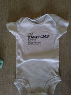 Newborn handsome like daddy shirt onesie