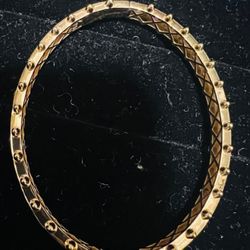 18k Real Gold Bangle 