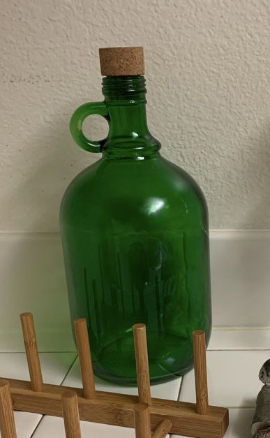 Green Glass Bottle