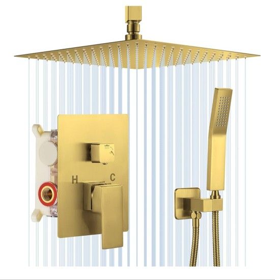 Bathroom Shower Faucet (gold)