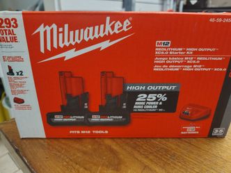 Milwaukee M12 RedLithium High Output XC5.0 Starter Kit