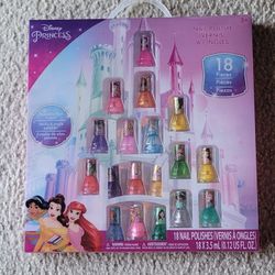 New 18 Pieces Princess Nail Polish 