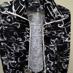 Clara S zipper Front Ladies  XS Blazer/ Jacket