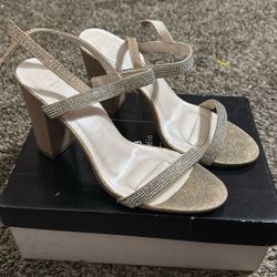 Champagne gold Heels