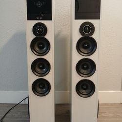 Rockville TM150W Powered Home Theater Tower Speakers