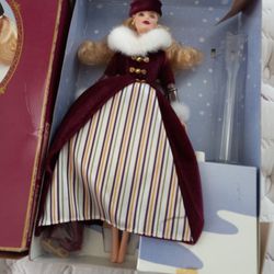 Victorian Ice Skater Barbie Doll