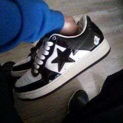 Bathing Apes Bape Sta Lows/ Black 9 1/2.