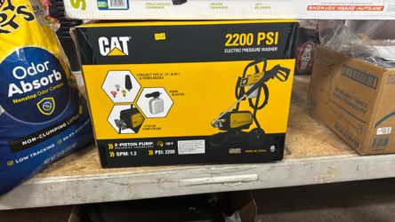 CAT electric pressure washer 2200 psi