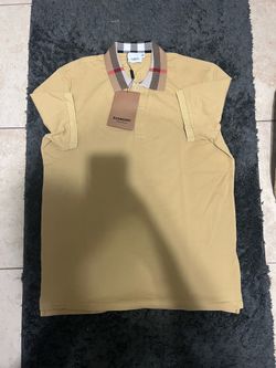 Beige Burberry Polo