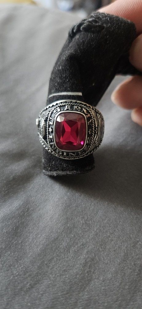 Army Engineer Graduation ring