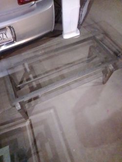 Glass tables