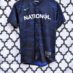 MLB 2023 Seattle All-Star game National blue jersey size Youth M 10/12 nwt by Nike