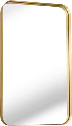 Gold Bathroom Mirror