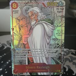 Silvers Rayleigh Manga Alternate Art Op08-118