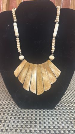 Wooden Necklace $18.00