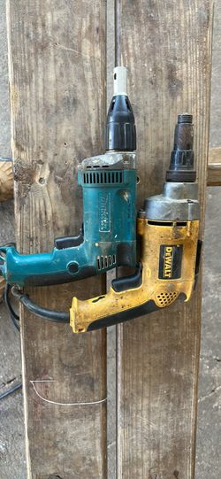 Makita And Dewalt Drywal Screwed Drill 