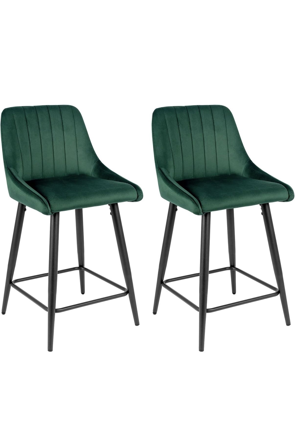Velvet Green Bar Stools