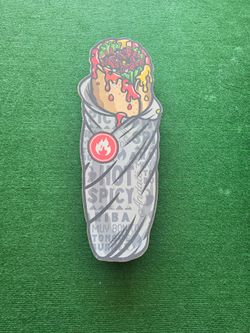 Credhedz Sakar International Inc Colorful Burrito Art Skateboard