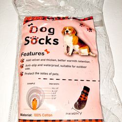 2 Pair Of Anti Dog Slip Socks 