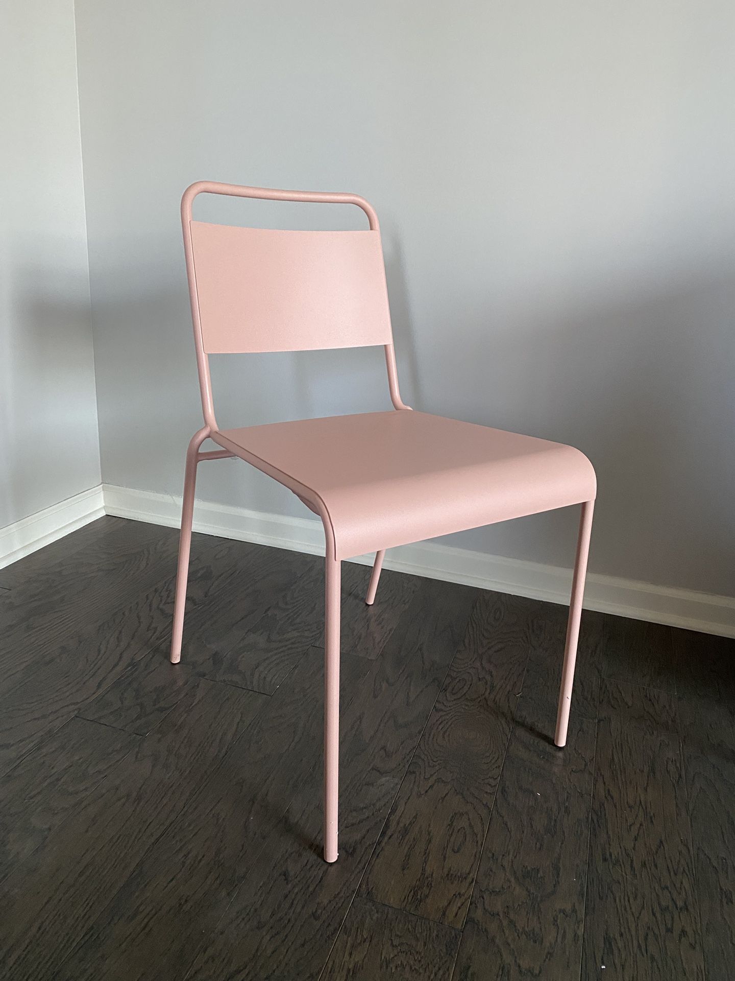 Pink Metal Chair