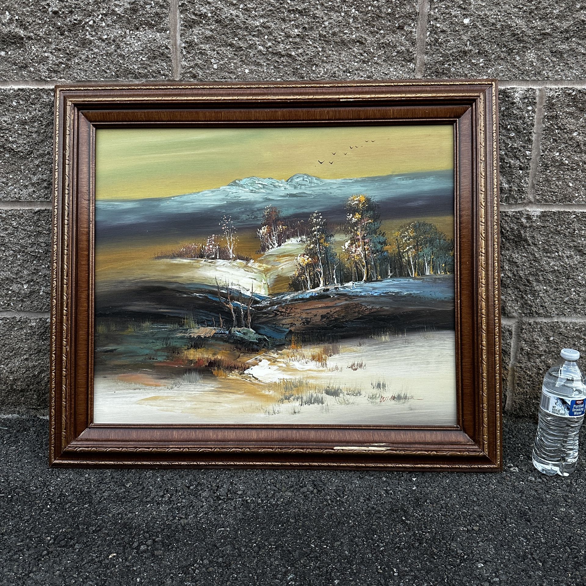 Landscape signed Oil Painting on canvas 20*24