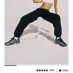 GARAGE boyfriend Sweat Pants  ( Black ) 